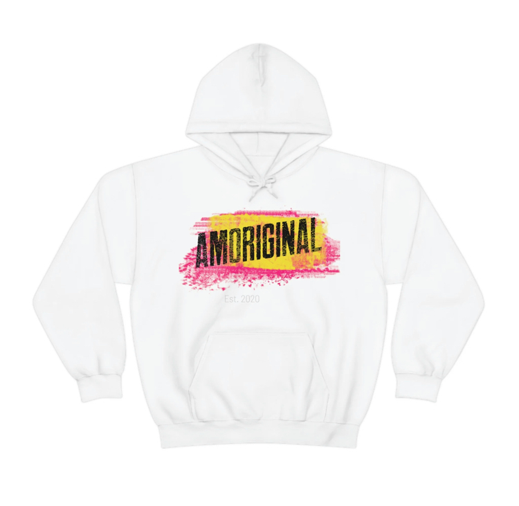 White amoriginal woman hoodie